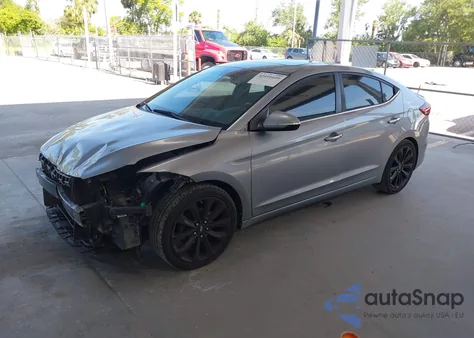 2017 Hyundai Elantra Limited из США, поврежденный, VIN 5NPD84LF7HH065122